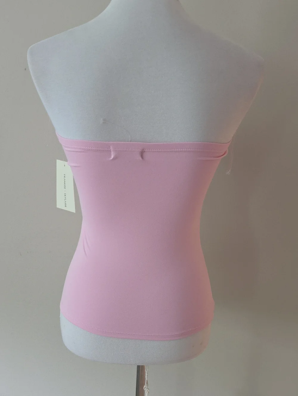 Frankee & Skylarr Strapless Pink Cherry Print Tube Top Brand New